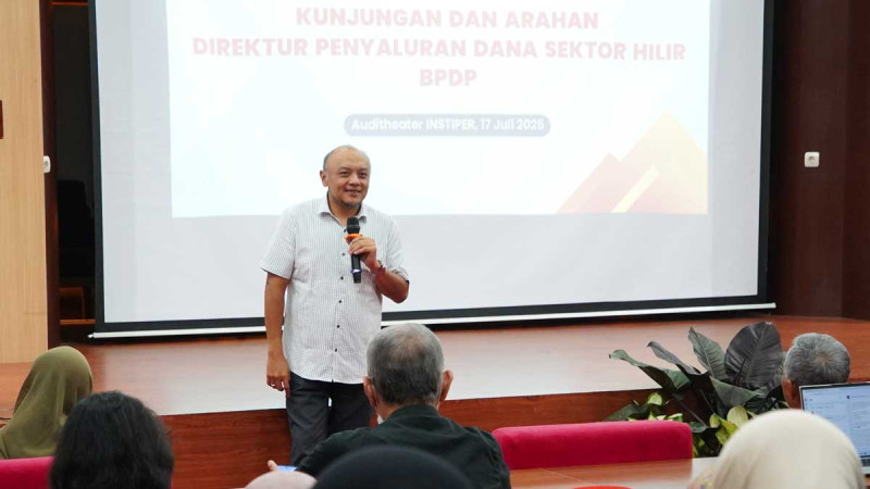 BPDP Director Inspires Palm Oil Scholarship Recipients at INSTIPER Yogyakarta