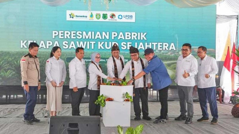 KUD Sejahtera Palm Oil Mill Inaugurated, Cooperatives Encouraged to Move Up the Palm Oil Value Chain
