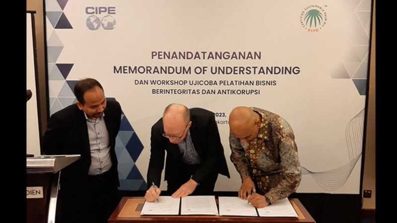RSPO and CIPE: Collaborate to No Corruption Sustainable Palm Oil Transformation