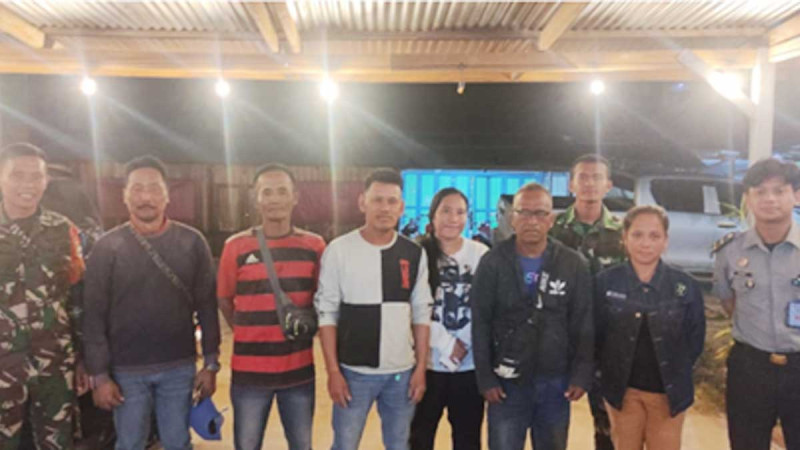 6 Migrant Palm Oil Workers in Malaysia Were Secured by Officers in the Traditional Borders - Long Midang Krayan