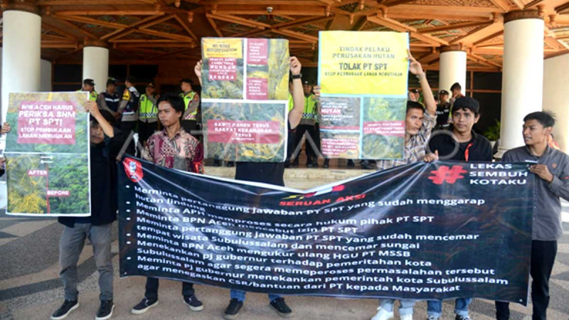 AMPeS: Aceh Province Should Revoke The Permits of PT SPT Subulussalam