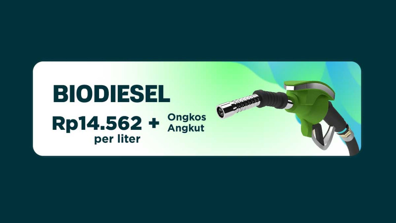 Indonesia Sets July 2026 Biodiesel Market Index Price at Rp14,562 per Liter