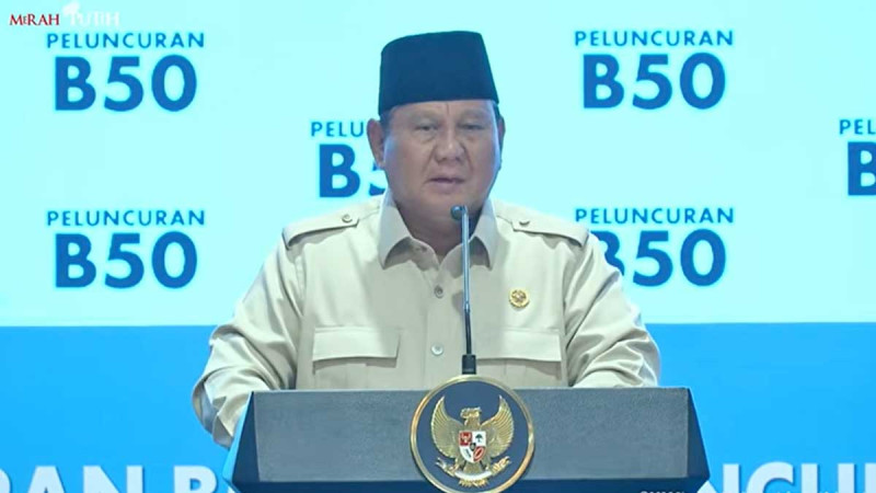 President Prabowo Launches B50, Declares Indonesia the First Nation to Mandate 50% Biodiesel Blend