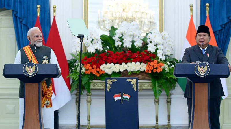 Prabowo, Modi Reaffirm Indonesia–India Strategic Partnership for Peace and Indo-Pacific Stability