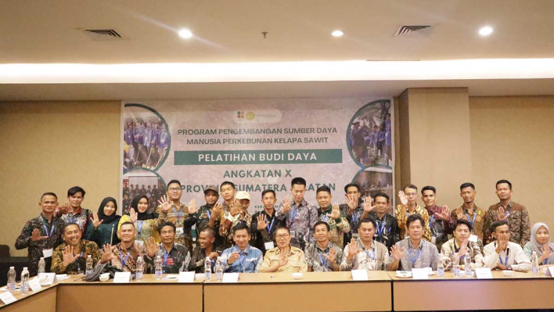 118 South Sumatra Smallholders Complete BPDP Training to Boost Sustainable Palm Oil Cultivation