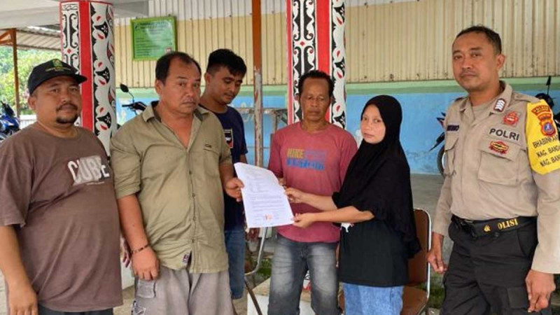 Police of Perdagangan Successfully Mediated FFB Stealing in Regency of Simalungun