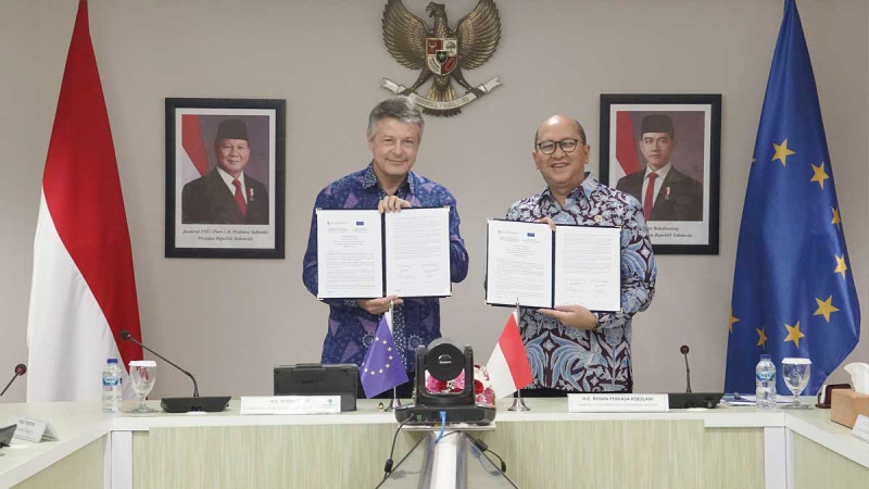 EU and Indonesia Officially Launch EU Desk at BKPM, Promoting Sustainable Investment Flow