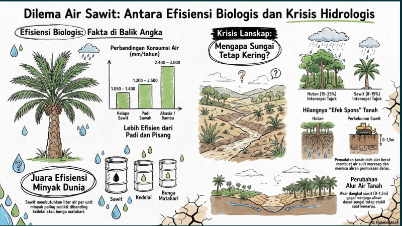 Palm Oil Is Water-Efficient — So Why Are Our Rivers Getting Worse?