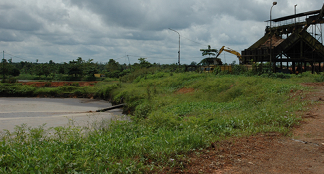 POF Waste in Sekadau Leak