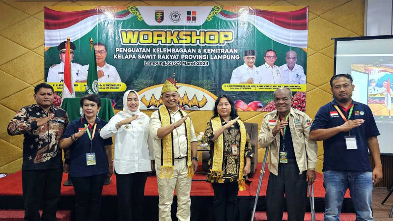 Apkasindo Encorage Smallholders’ Institution Reinforcement in Lampung to Highly Get Advantages