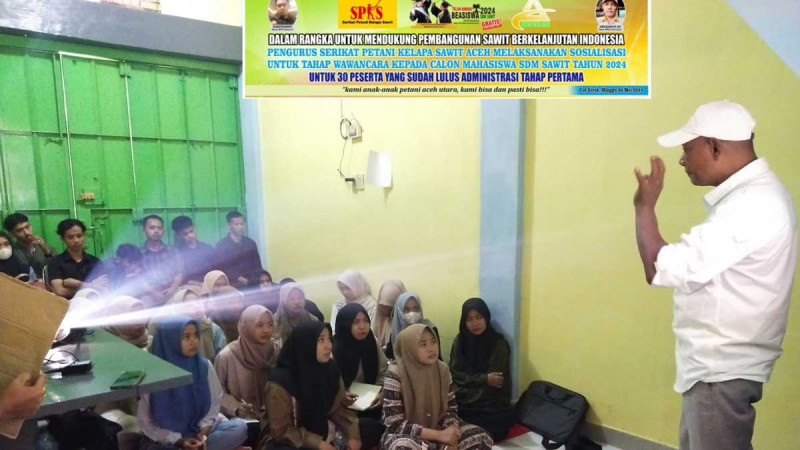 30 Students Developed by SPKS North Aceh In The Next Phase to Get Palm Oil HR Scholarship