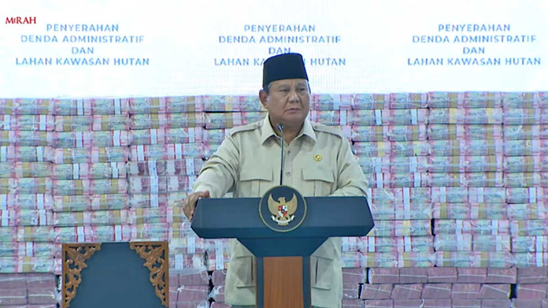 Prabowo Says Rp49 Trillion Recovered State Funds Could Finance Clinics and School Renovations