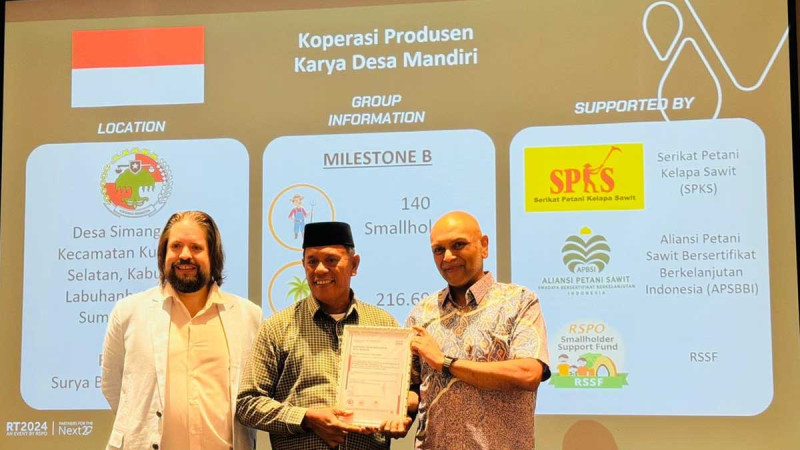 Karya Desa Mandiri Cooperative Achieves RSPO Certification, Proving Independent Farmers Can Embrace Sustainable Palm Oil Practices