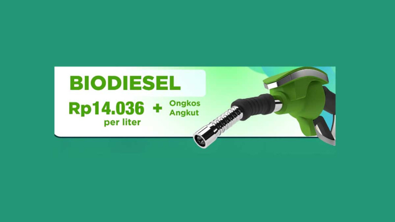 November 2025 Biodiesel Reference Price Set at Rp 14,036 per Liter