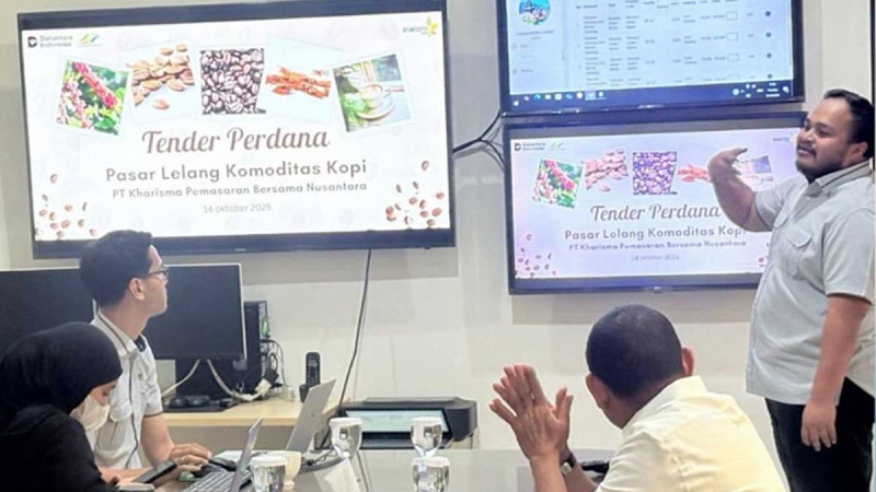 KPBN Holds First Coffee Tender, Securing Rp 340 Million in Transactions
