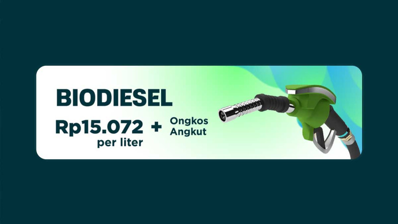 Indonesia Sets October 2026 Biodiesel Market Index Price at Rp15,072 per Liter
