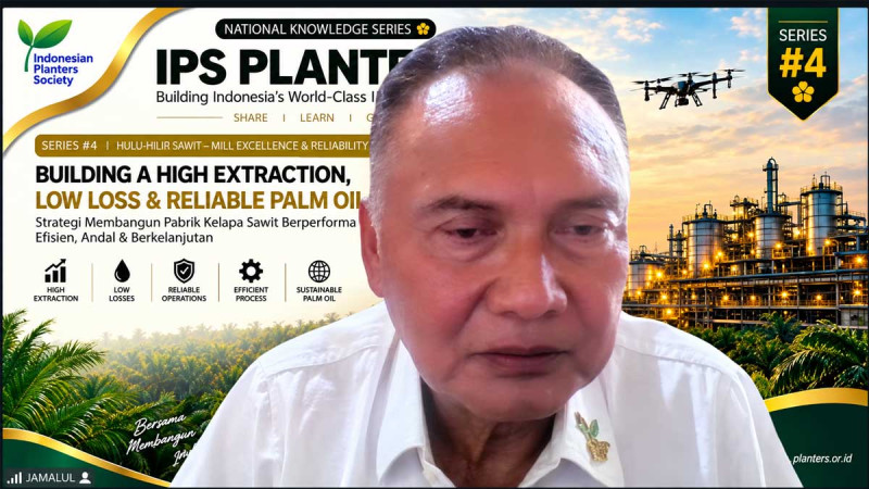Indonesian Planters Society Calls for More Efficient, Reliable Palm Oil Mills and Lower Oil Losses
