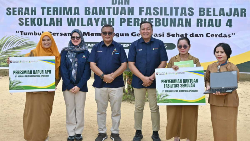 Agrinas Palma Nusantara Launches Nutrition Program and Education Support in Rokan Hulu